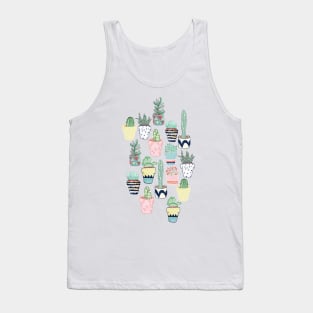 Cute Cacti in Pots Tank Top